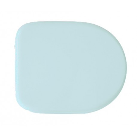 Sedile wc compatibile per vaso Rak Ceramics modello Compact color Azzurro Maldive