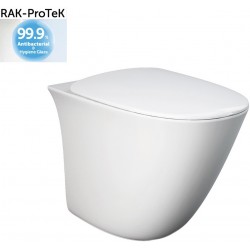 Vaso Filo muro Sensation di Rak Ceramics con Tecnologia Rimless in ceramica realizzato con smalto antibatterico protek