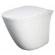 Vaso Filo muro Sensation di Rak Ceramics con Tecnologia Rimless in ceramica realizzato con smalto antibatterico protek