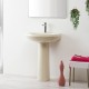 Serie Elite Lavabo monoforo da 58 cm + Colonna Champagne Cesabo