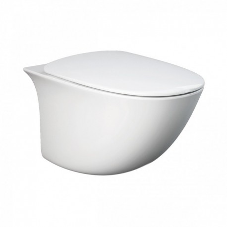 Vaso sospeso profondità 52 con fissaggio nascosto serie Sensation di Rak Ceramics con Tecnologia Rimless in ceramica