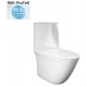 Vaso senza brida rimless con Cassetta Monoblocco + Bidet Sensation di Rak Ceramics realizzato con smalto antibatterico protek