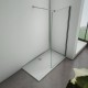 Parete Walk-in Cristallo 6 mm con Trattamento Anticalcare Altezza 200 cm Profilo cromo lucido