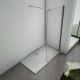 Parete Walk-in da 100 cm Cristallo 6 mm con Trattamento Anticalcare Altezza 200 cm Profilo cromo lucido