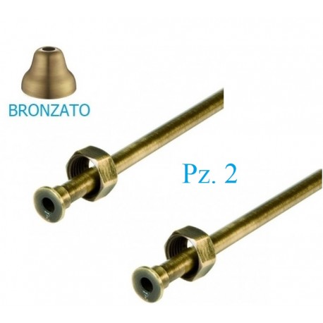 Piegoro Bronzato Singolo con Dado