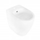 Bidet per Anziani o Disabili Filo Muro altezza 49 cm in ceramica bianca serie Full