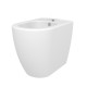 Bidet filo muro in ceramica bianco opaco collezione new york di Linpha Sanitary 