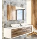 Su Misura Specchio da Bagno Filo Lucido con angoli arrotondati Retroilluminate led 20W art. spe121