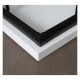 Box Doccia Angolare Misura 70x90 cm Cristallo 6 mm Altezza 195 cm Profilo Nero art. H81