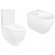 Vaso senza brida rimless con Cassetta Monoblocco + Bidet mod. new york di linpha sanitary