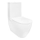 Vaso senza brida rimless con Cassetta Monoblocco + Bidet mod. new york di linpha sanitary