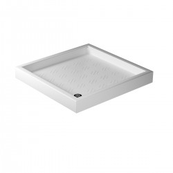 Piatto doccia 70x70 quadrato in ceramica + Piletta Sifonata Diametro 9 cm. Marca Galassia