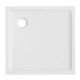 Piatto doccia 70x70 h 6 cm quadrato in ceramica bianco + Piletta Sifonata marca Dian