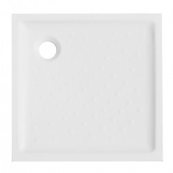 Piatto doccia 90x90 h 6 cm quadrato in ceramica bianco + Piletta Sifonata marca Dian