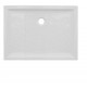 Piatto doccia 80x100 h 6 cm rettangolare in ceramica bianco + Piletta Sifonata marca Dian