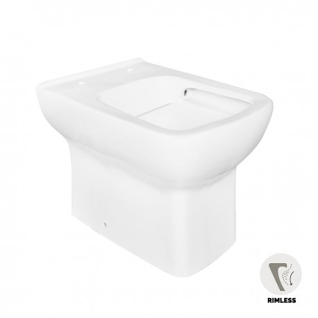 Vaso Filo muro con Tecnologia Rimless collezione New Orleans di Linpha Sanitary 