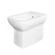 Bidet filo muro in ceramica bianco lucido collezione new orleans di Linpha Sanitary 