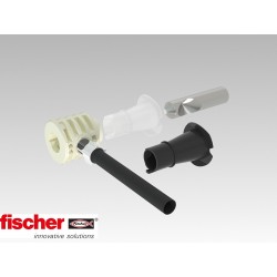 Fischer - Fissaggio Nascosto Per Wc E Bidet Sospesi Con Accesso Laterale O Dall'Alto