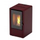 stufa a pellet magma vesuvio 7kw bordeaux