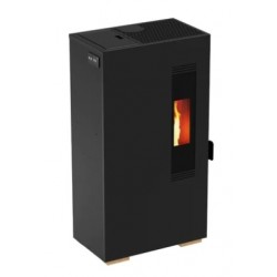 stufa a pellet magma modello etna 5kw colore nera