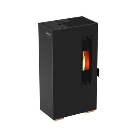 stufa a pellet magma modello etna 5kw colore nera