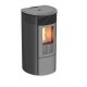 stufa a pellet magma modello teide 10kw colore nero