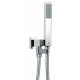 Composizione doccia miscelatore con deviatore Grohe Eurocube + soffione con braccio e kit duplex Bossini