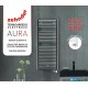 Termoarredo elettrico zehnder aura h. 1300 cromato larghezza cm. 50 W300