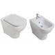 Vaso e Bidet Plus Design Galassia  Filo Parete