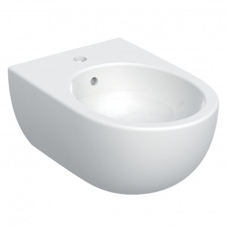 Bidet sospeso in ceramica bianca Selnova Premium di Geberit