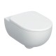Sanitari Sospesi wc rimfree con copriwc soft close + bidet in ceramica bianca Selnova Premium di Geberit