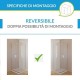 Box Doccia Angolare 65x80 cm Cristallo Trasparente 4 mm Profilo Cromo Altezza 190 cm Art. H121