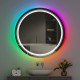 Su Misura Specchio da Bagno Tonfo Filo Lucido a Colore Variabile led rgb 20W art. sp52