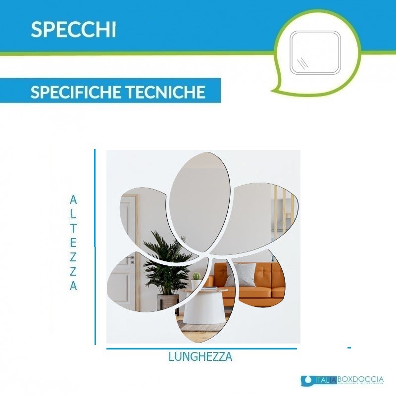Clever Gioielli Orecchini Donna In Argento 925 – Fiore Della Vita 17mm, Lunghezza Totale 24 Mm, Lucido