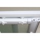 Box doccia angolare "Acril" in Acrilico con profili in PVC apertura centrale riducibile