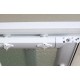 Box doccia 65x65 cm angolare "Acril" in Acrilico con profili in PVC apertura centrale 