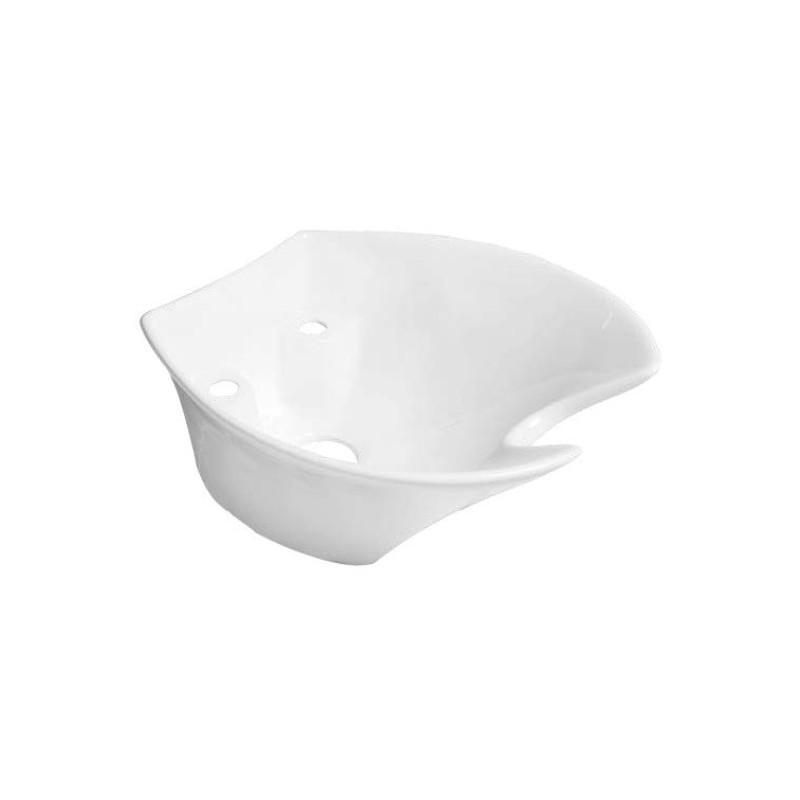 Lavandino lavatesta in ceramica bianca cm. 54 x 53,5 x H.27 - Vendita  Online ItaliaBoxDoccia