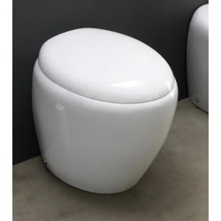 Vaso Filo muro in ceramica bianco lucido modello Touch di GSG