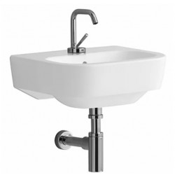 Lavabo sospeso Pozzi Ginori serie Quinta Larghezza 65 Cm Con Piano Rubinetteria cod. 03030