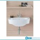 Lavabo sospeso Pozzi Ginori serie Quinta Larghezza 65 Cm Con Piano Rubinetteria cod. 03030