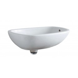 Geberit CITTERIO lavabo d'appoggio L.56 cm, con piletta di scarico, colore bianco/KeraTect finitura lucido 500.543.01.1