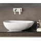Geberit CITTERIO lavabo d'appoggio L.56 cm, con piletta di scarico, colore bianco/KeraTect finitura lucido 500.543.01.1