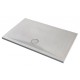 Piatto Doccia pietraceramica Azzurra 70x90 H. 4 cm. Bianco Opaco