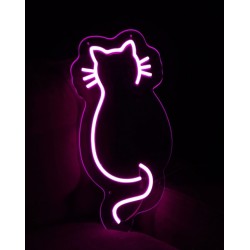 Icona - Kitty-cat - su plexiglass trasparente da 3 mm. con fissaggio incluso