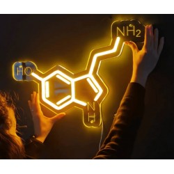 Icona - Serotonina - su plexiglass trasparente da 3 mm. con fissaggio incluso