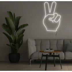 Icona - Peace Emoticon - su plexiglass trasparente da 3 mm. con fissaggio incluso