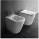 Bidet Filo muro Dream Galassia in ceramica bianco lucido art.7328