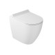 Vaso Filo muro senza brida art.7327 + Bidet art.7328 Bianco Lucido Dream Galassia 