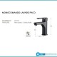 Miscelatori Lavabo + Bidet modello Rica in ottone nero opaco