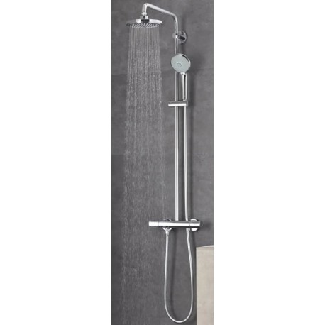 Colonna Doccia Termostatica soffione e doccetta laterale Grohe Euphoria System cod. 27296001